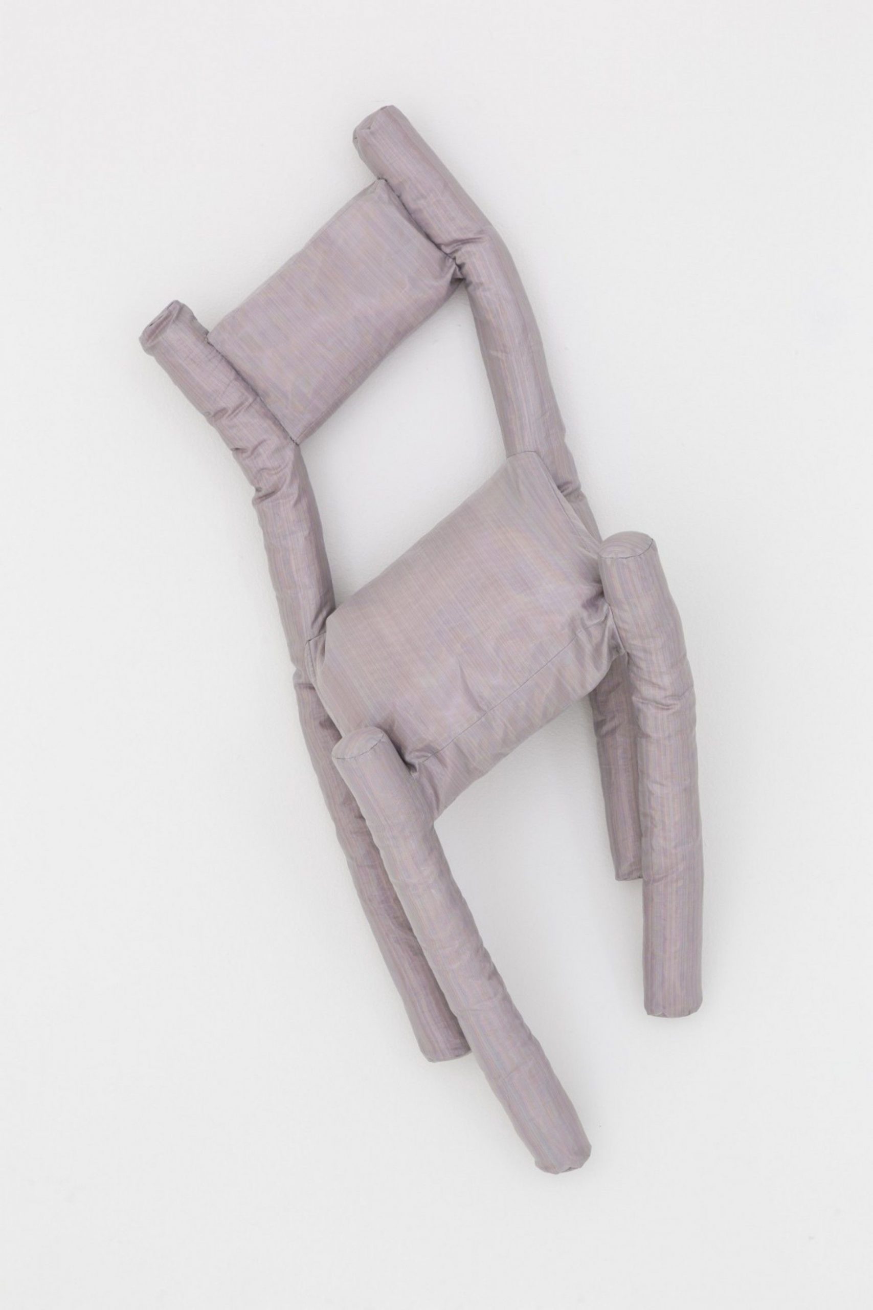 Katie Stout sculpture, Sad Chair 2, installed at Gallery Diet, Miami 2015.