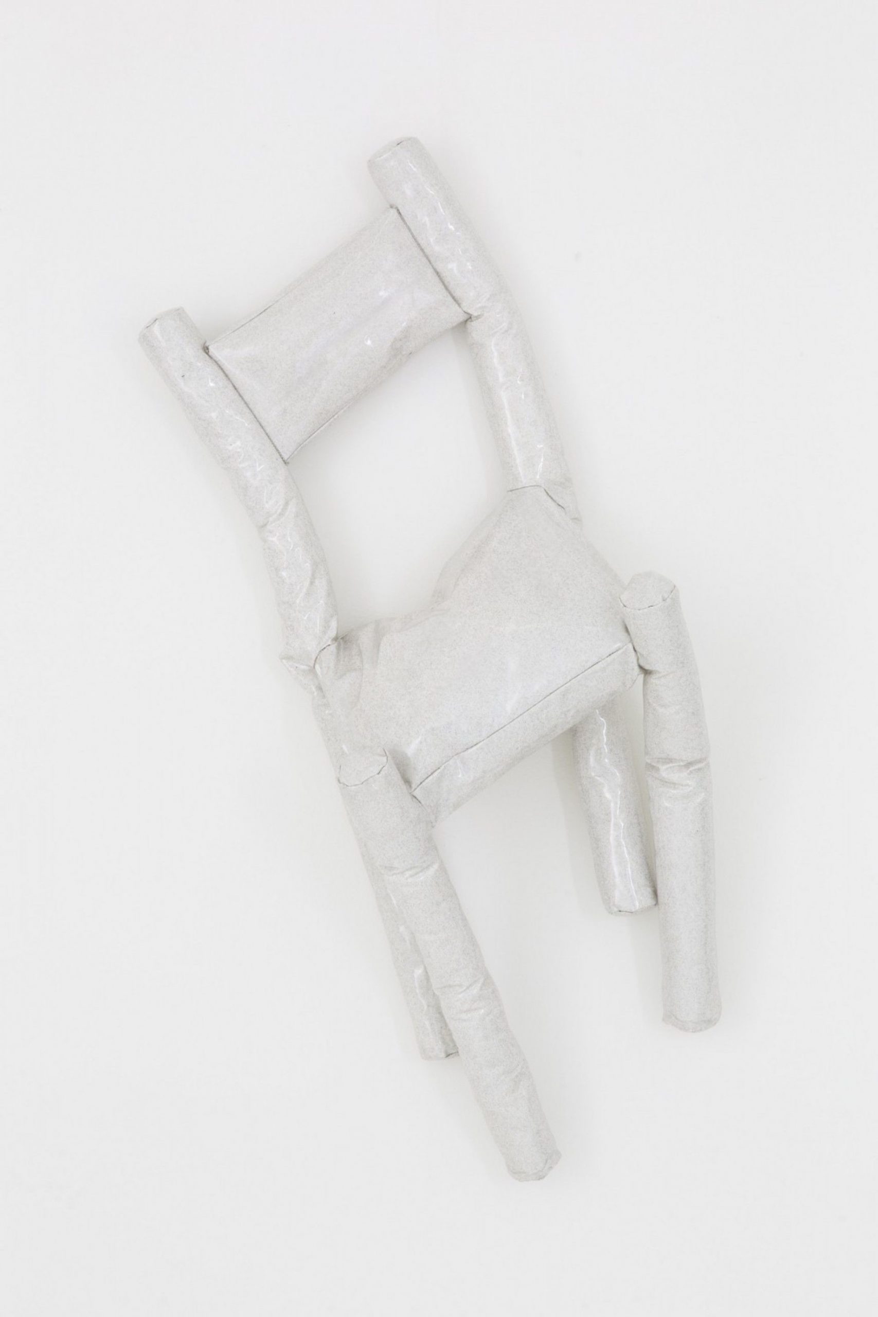 Katie Stout sculpture, Sad Chair 3, installed at Gallery Diet, Miami 2015.