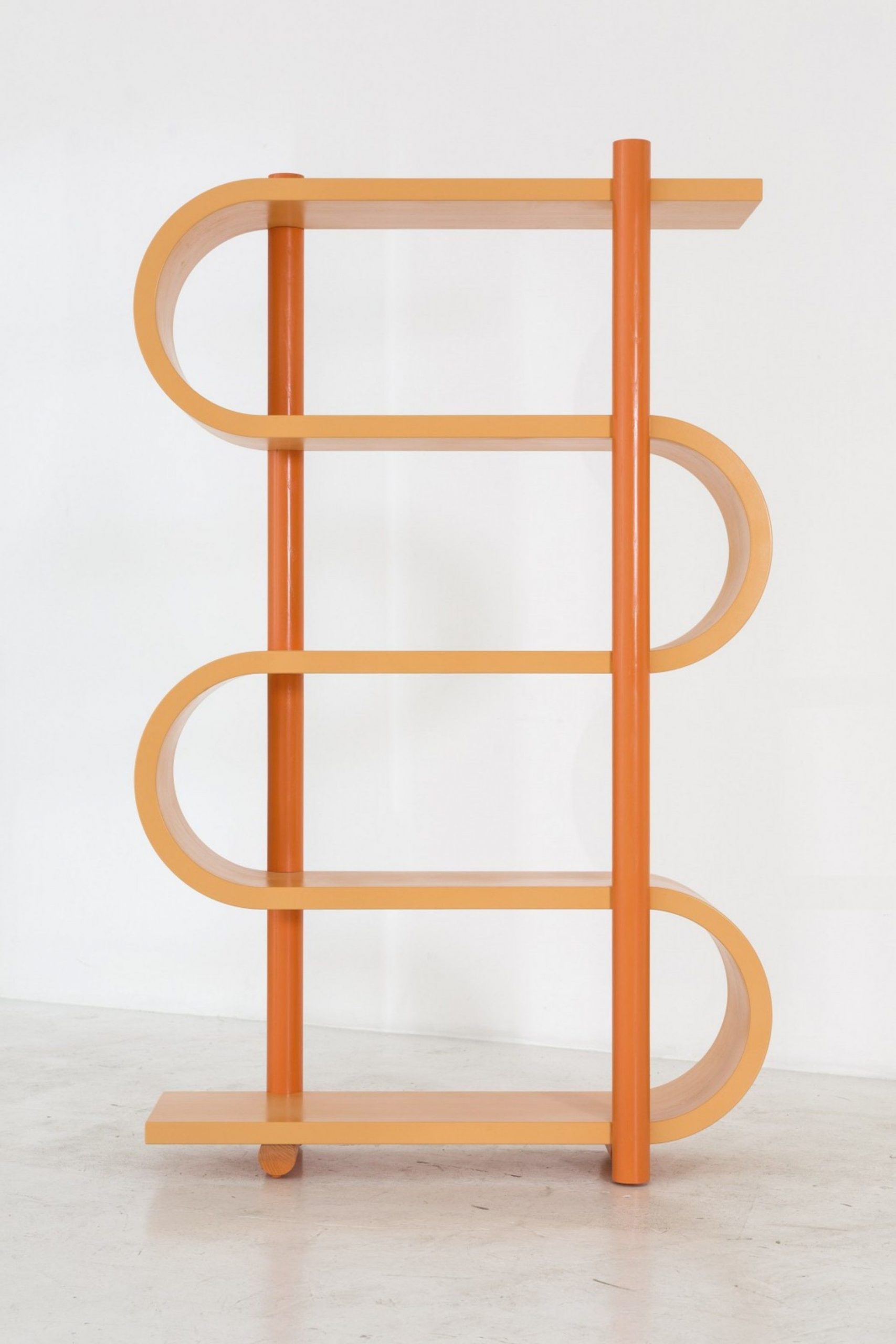 Squiggle Shelf by Katie Stout for exhibition Docile/Domicile/Dandy at Gallery Diet, Miami 2015