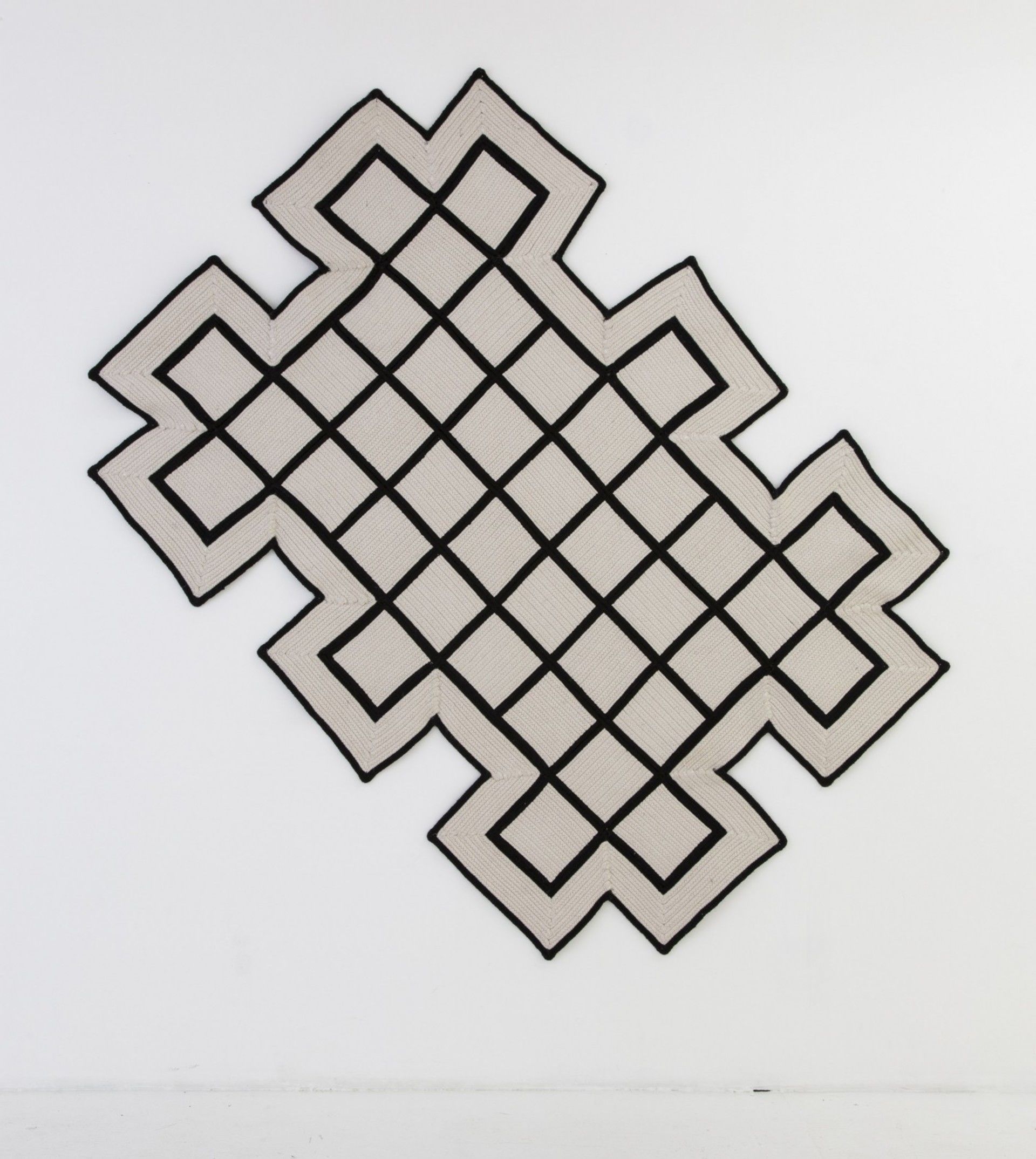 Grid Rug by Katie Stout for exhibition Docile/Domicile/Dandy at Gallery Diet, Miami 2015