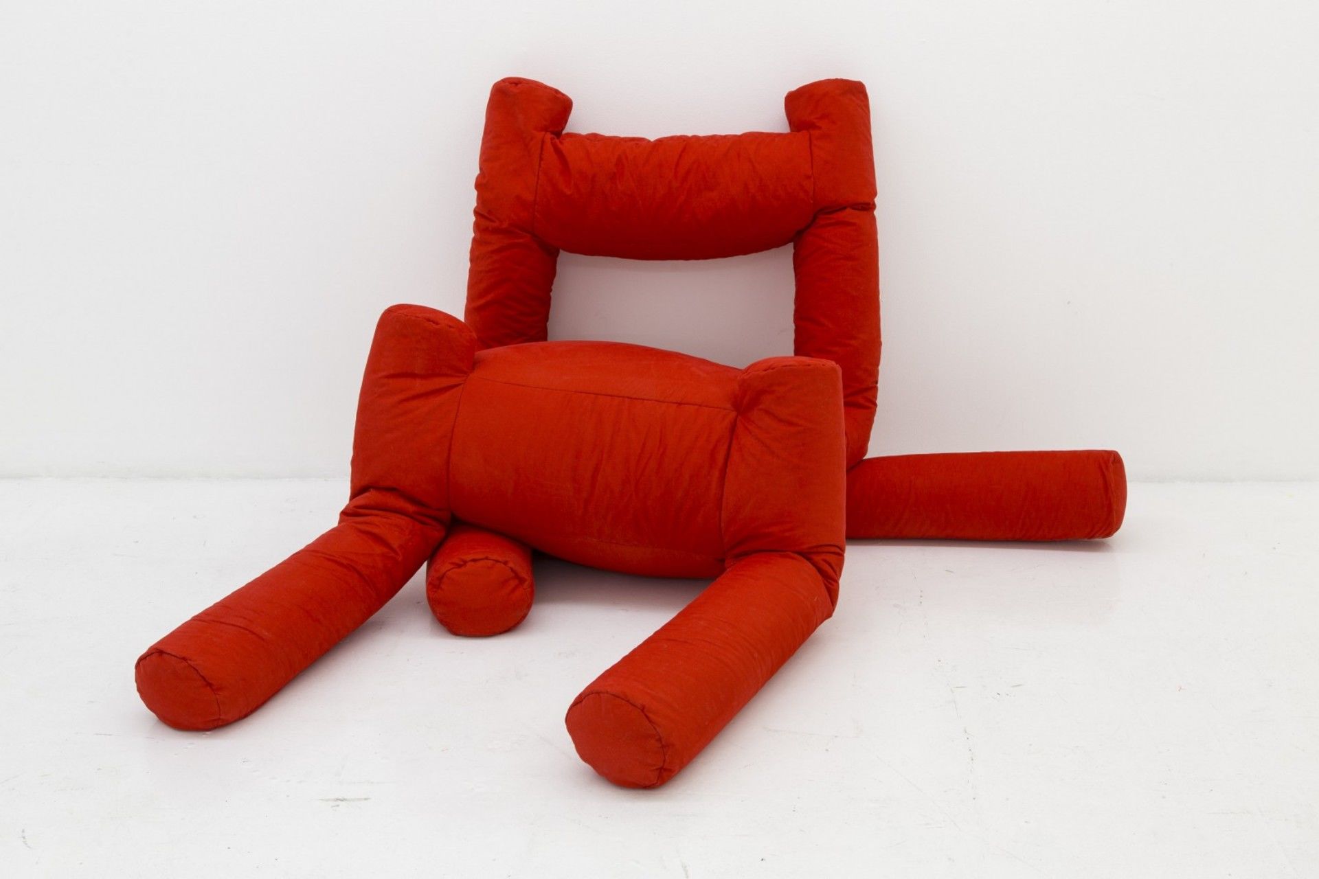 Bean Bag Chair by Katie Stout for exhibition Docile/Domicile/Dandy at Gallery Diet, Miami 2015