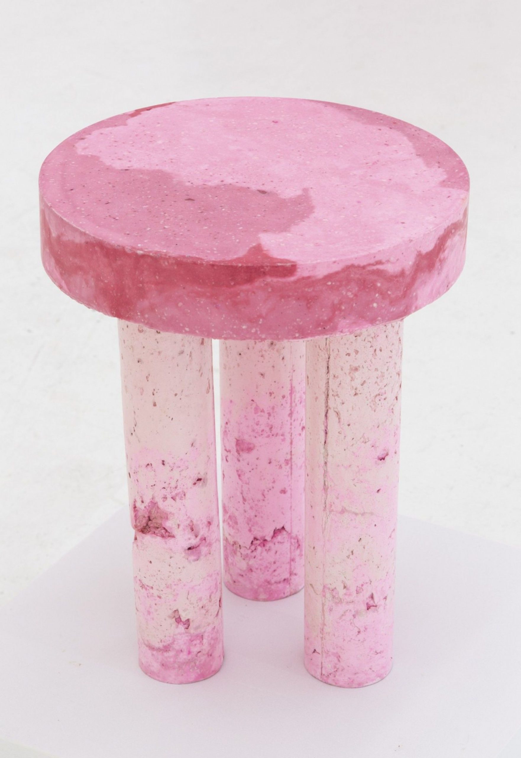Pink Pulp Table by Katie Stout for exhibition Docile/Domicile/Dandy at Gallery Diet, Miami 2015