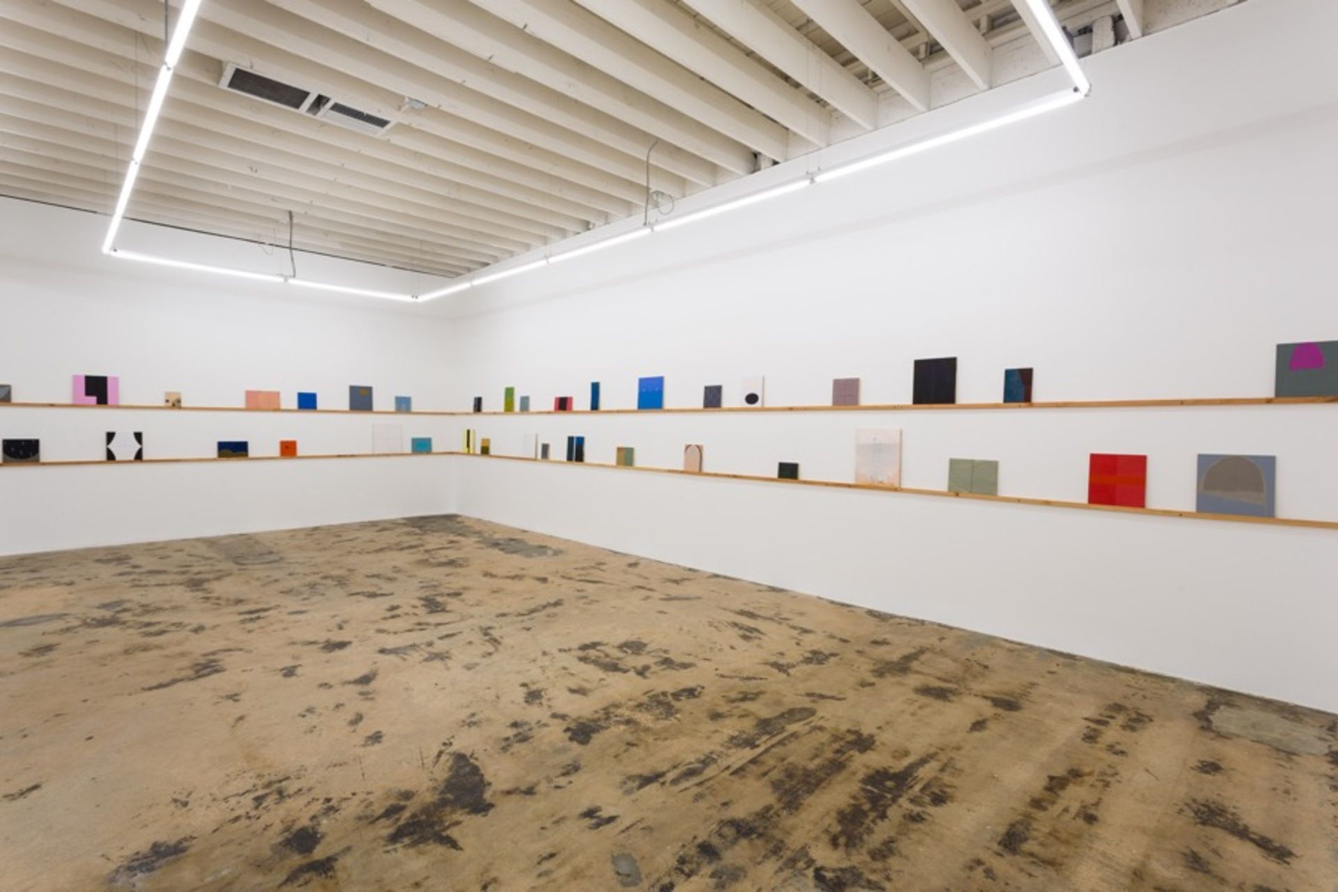 Seth Cameron 'Measure for Measure' installation view in the Front Gallery at Nina Johnosn in Miami.