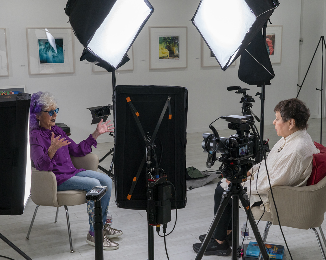 Judy Chicago, Nina Johnson, CBS Sunday Morning, Judy Chicago in Glass