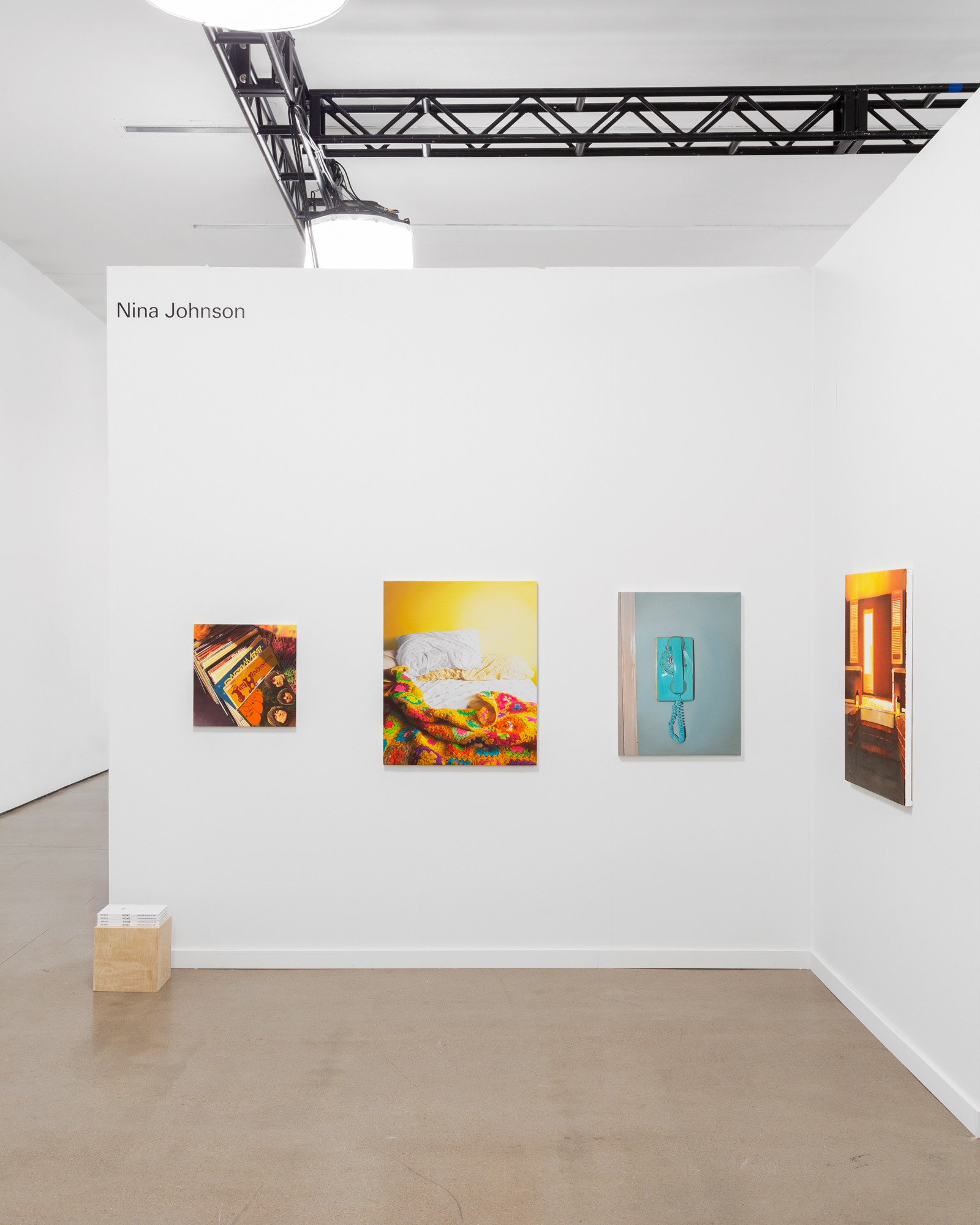 Rob Davis, Booth, Installation View, Nina Johnson, Independent NY, Painting, Americana